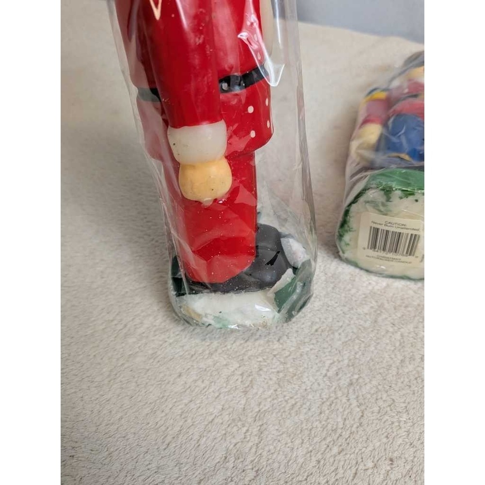 Vintage Nutcracker Candles Set 2 Christmas Soldier Figural Decorative Collectibl - Picture 8 of 11